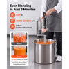 VEVOR Commercial Immersion Blender, 500W, 20-inch, Heavy-Duty Hand Mixer for Restaurant, Handheld Stick for Soups & Sauces, Pure-Copper Motor, Variable Speed, Stainless Steel 3-Blade Head, Lock