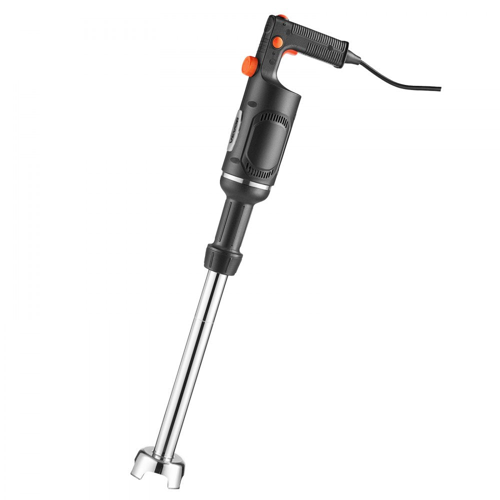 VEVOR Commercial Immersion Blender, 500W, 20-inch, Heavy-Duty Hand Mixer for Restaurant, Handheld Stick for Soups & Sauces, Pure-Copper Motor, Variable Speed, Stainless Steel 3-Blade Head, Lock