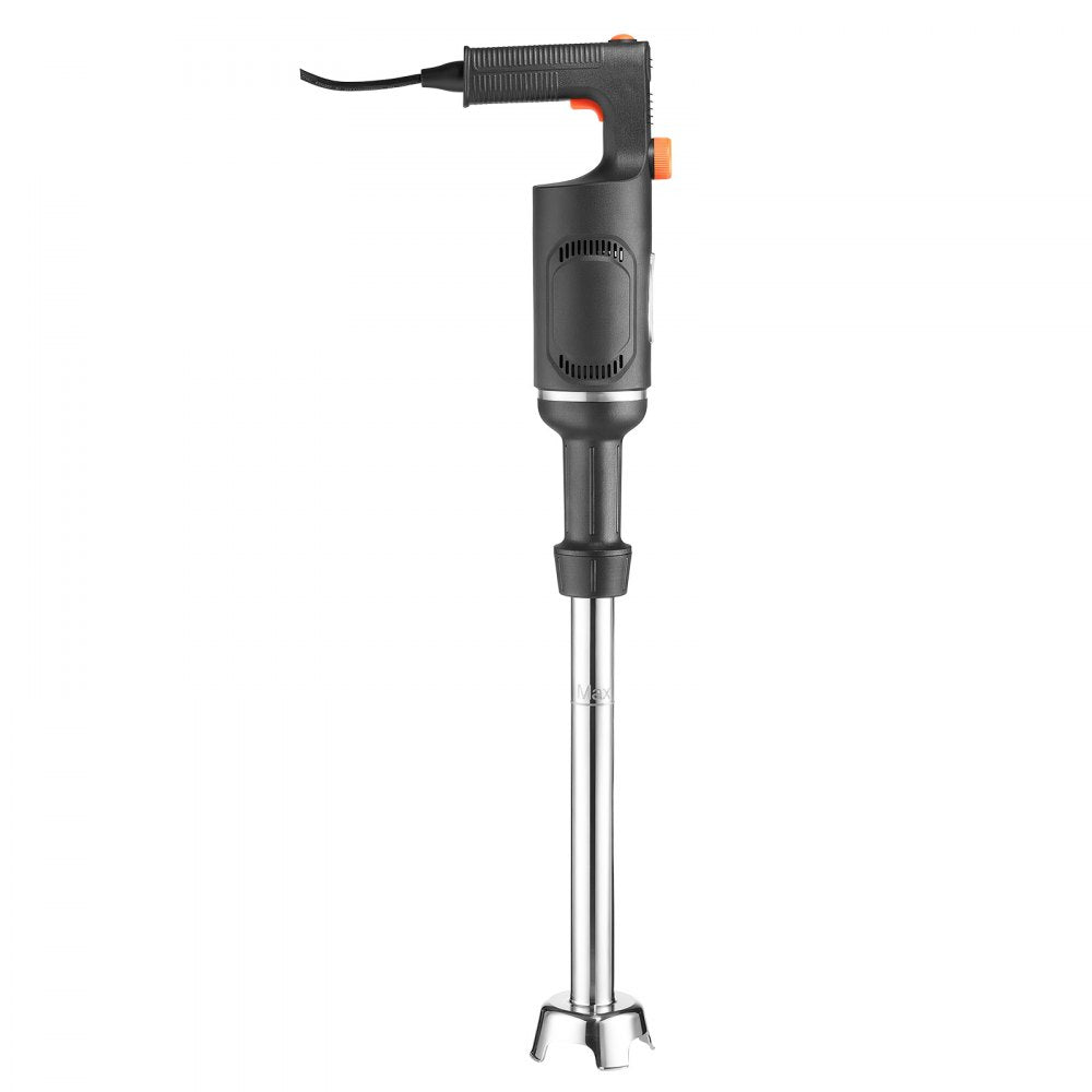 VEVOR Commercial Immersion Blender, 500W, 20-inch, Heavy-Duty Hand Mixer for Restaurant, Handheld Stick for Soups & Sauces, Pure-Copper Motor, Variable Speed, Stainless Steel 3-Blade Head, Lock