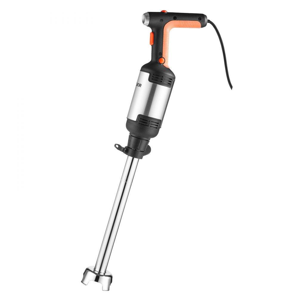 VEVOR Commercial Immersion Blender, 750W, 21-inch, Heavy-Duty Hand Mixer for Restaurant, Handheld Stick for Soups & Sauces, Pure-Copper Motor, Variable Speed, Stainless Steel 3-Blade Head, Handle