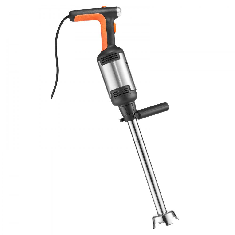 VEVOR Commercial Immersion Blender, 750W, 21-inch, Heavy-Duty Hand Mixer for Restaurant, Handheld Stick for Soups & Sauces, Pure-Copper Motor, Variable Speed, Stainless Steel 3-Blade Head, Handle