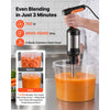 VEVOR Commercial Immersion Blender, 750W, 14-inch, Heavy-Duty Hand Mixer for Restaurant, Handheld Stick for Soups & Sauces, Pure-Copper Motor, Variable Speed, Stainless Steel 3-Blade Head, Handle