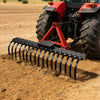 VEVOR Rock Rake Tines, 6 Pack 1" x 5/16" Bolt-Mount Landscape Rake Tines Replacement, One Bolt Hole, High-strength & Heat-treated Steel Gravel Rakes Tine Replacement Parts