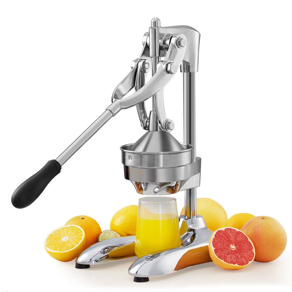 VEVOR Citrus Juice Press, Hand Press Orange Juicer Press, Commercial Grade Manual Citrus Juicer Lemon Squeezer, Easy-to-Clean Fruit Press Juicer for Lemon Pomegranate Orange Juice