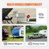 VEVOR Straight Trailer Coupler, for 2-Inch Hitch Ball, 3-Inch Channel, 5000 lbs Capacity, Heavy Duty Trailer Tongue Coupler, Ideal for Towing Station Wagons, Pickup Trucks, SUVs, Zinc Plated Surface