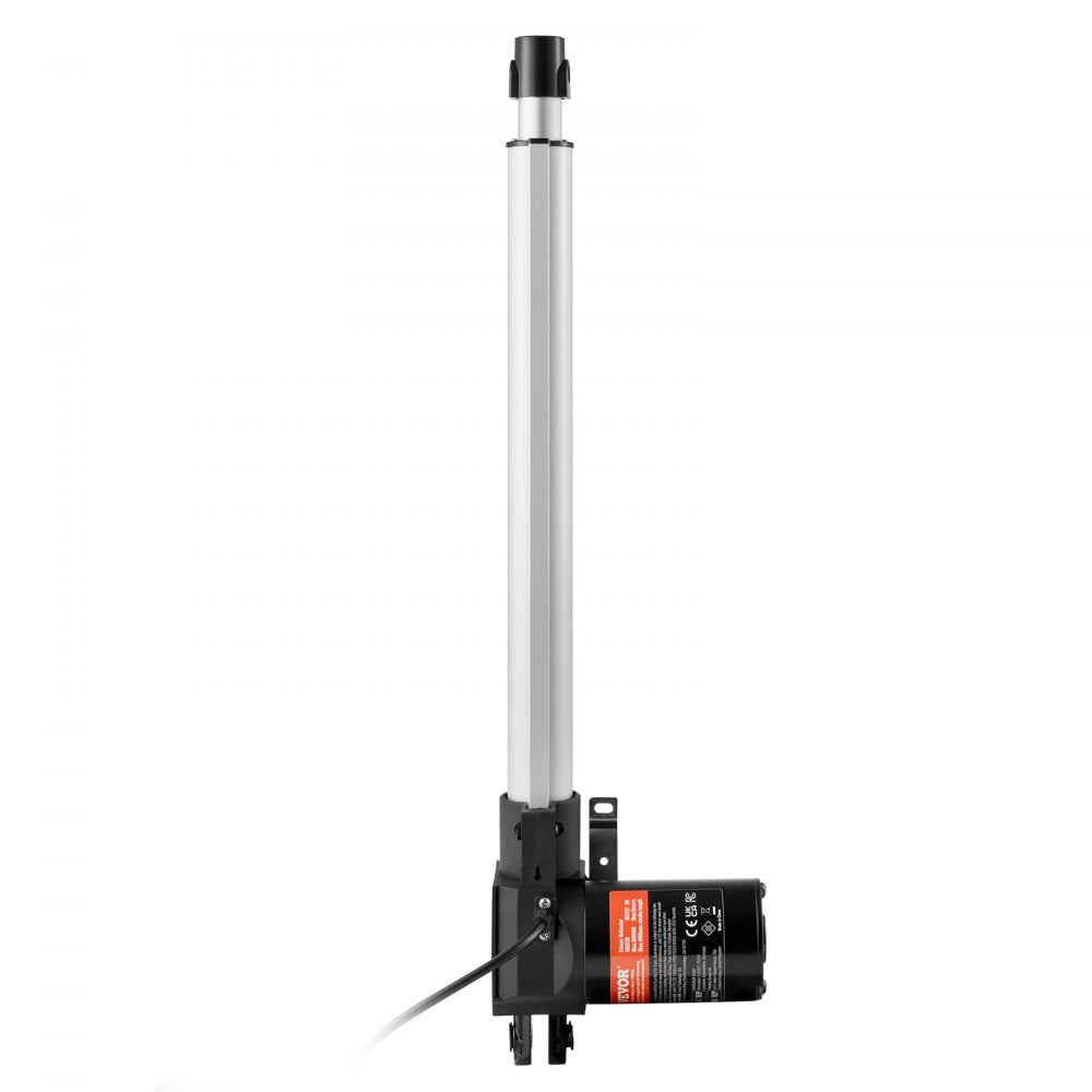 VEVOR Linear Actuator 12V, 14 Inch Heavy Duty 1320lbs/6000N Linear Actuator, 0.19"/s Linear Motion Actuator with Mounting Bracket & IP44 Protection for Electric Door Industrial Machinery Vessels Cargo