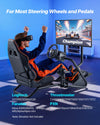 VEVOR racing wheel stand compatibility with most steering wheels and pedals
