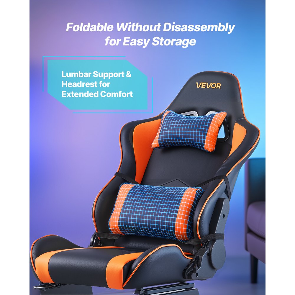 VEVOR racing seat - lumbar and headrest support
