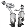 VEVOR Catalytic Converter, 2 Pack, Compatible with 2012-2017 Jeep Wrangler 3.6L V6, Front, Replacement OE 641511, Stainless Steel Material High Flow Catalytic Converter, for Exhaust Gas Purification