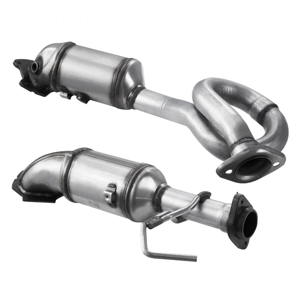 VEVOR Catalytic Converter, 2 Pack, Compatible with 2012-2017 Jeep Wrangler 3.6L V6, Front, Replacement OE 641511, Stainless Steel Material High Flow Catalytic Converter, for Exhaust Gas Purification