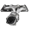VEVOR Catalytic Converter, Compatible with Kia Soul Rio/Hyundai Veloster Accent, 1.6L L4, Front, Replacement OE 674-891, 16680, Stainless Steel High Flow Converter, for Exhaust Gas Purification