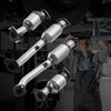 VEVOR Catalytic Converter, Compatible with Nissan Frontier NV1500 NV2500 NV3500 Pathfinder Xterra/Suzuki Equator, 4.0L V6, Front, Left, Rear, Right, Replacement OE 16399, for Exhaust Gas Purification