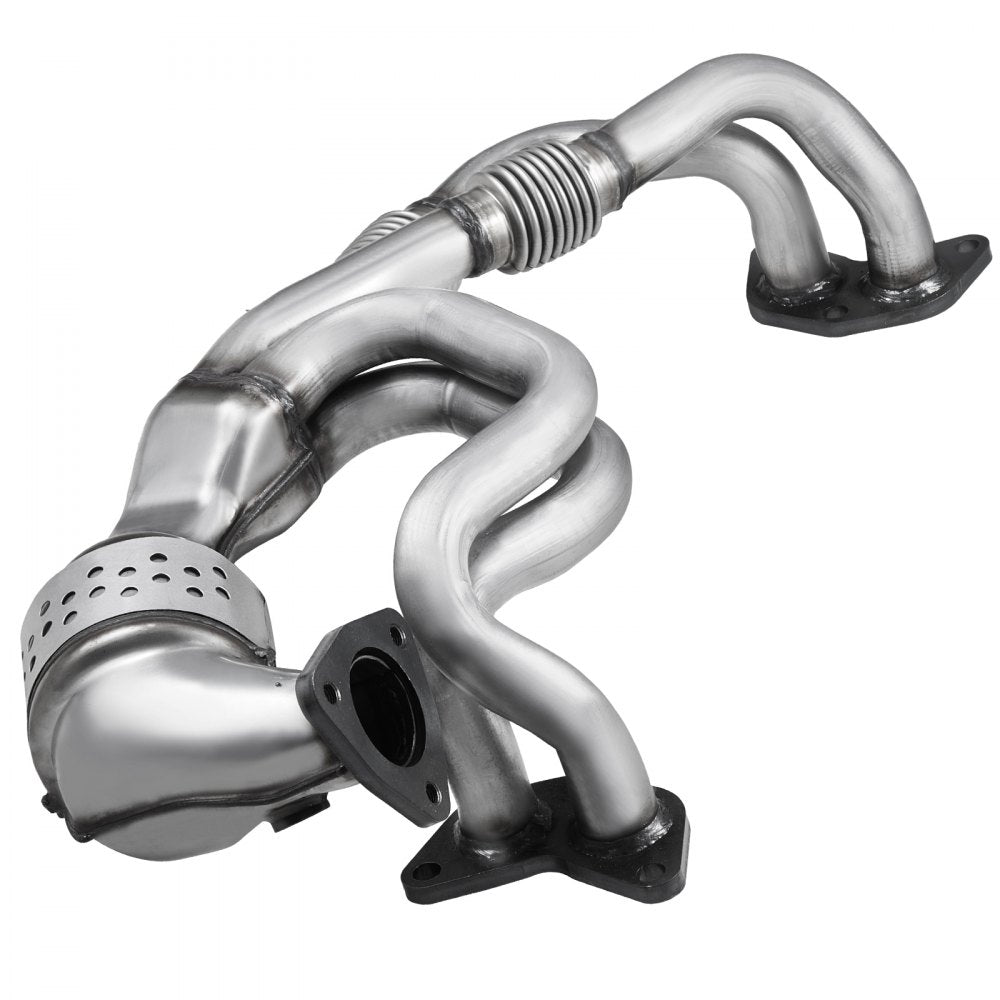 VEVOR Catalytic Converter, Compatible with Subaru Forester Impreza Legacy Outback/ SAAB 9-2X, 2.5L H4, Front, Replacement OE 16564, Stainless Steel High Flow Converter, for Exhaust Gas Purification