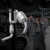 VEVOR Catalytic Converter, Compatible with Cadillac Escalade/Chevy Avalanche Silverado Suburban Tahoe/GMC Sierra Yukon, 4.3L V6, 4.8L/5.3L V8, Front, Left, Right, Replacement OE 15756278, 50366