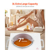 VEVOR Single Wax Warmer, 3000ML 300W Professional Wax Warmer for Hair Removal, 32 ℉ to 248 ℉ Adjustable Electric Waxing Heater Pot with 100PCS Sticks & 50PCS Papers for Home Use, Beauty Salon, Spa