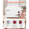 VEVOR Single Wax Warmer, 3000ML 300W Professional Wax Warmer for Hair Removal, 32 ℉ to 248 ℉ Adjustable Electric Waxing Heater Pot with 100PCS Sticks & 50PCS Papers for Home Use, Beauty Salon, Spa