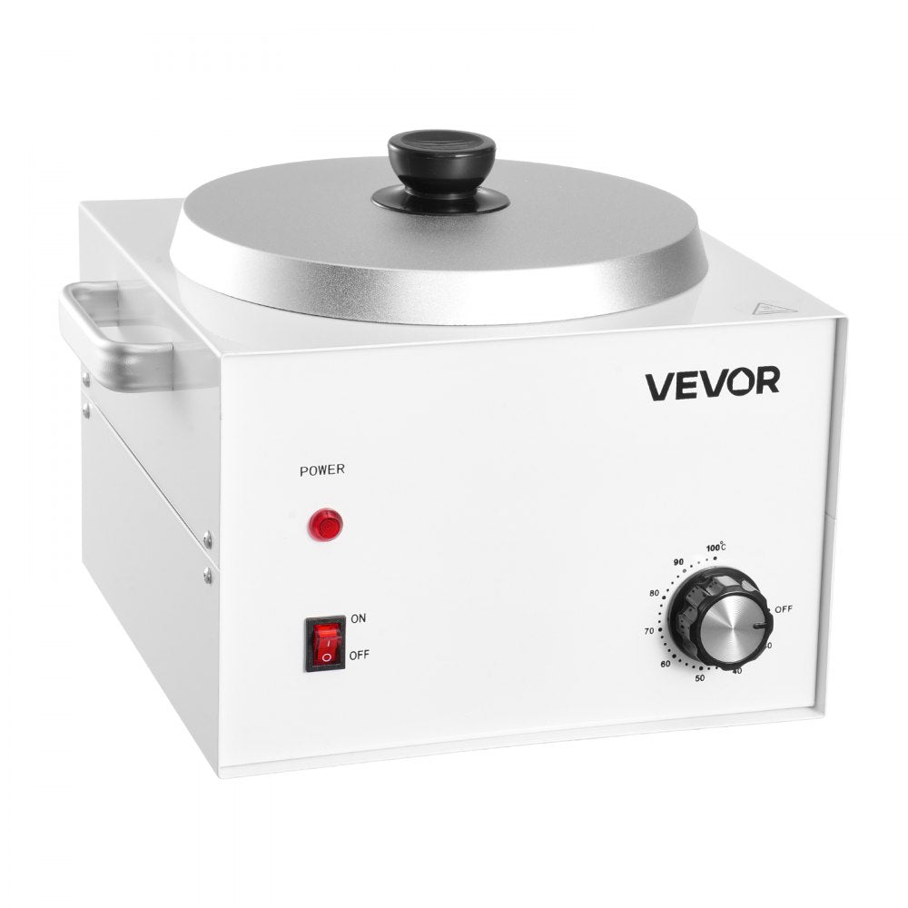 VEVOR Single Pot Wax Warmer, 3000ML 300W Professional Wax Warmer for Hair Removal, 32 ℉ - 212℉ Adjustable Electric Waxing Heater with 100PCS Waxing Sticks for Home Use, Beauty Salon, Spa