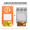 VEVOR Fryer Filter Paper, 100 Sheets, 19.3" x 16.1", Replacement Deep Fryer Filter Sheets for 18L/38L Commercial Mobile Fryer Filter Machine, for Restaurant, Fast Food Shop, Carnival Concession Stand