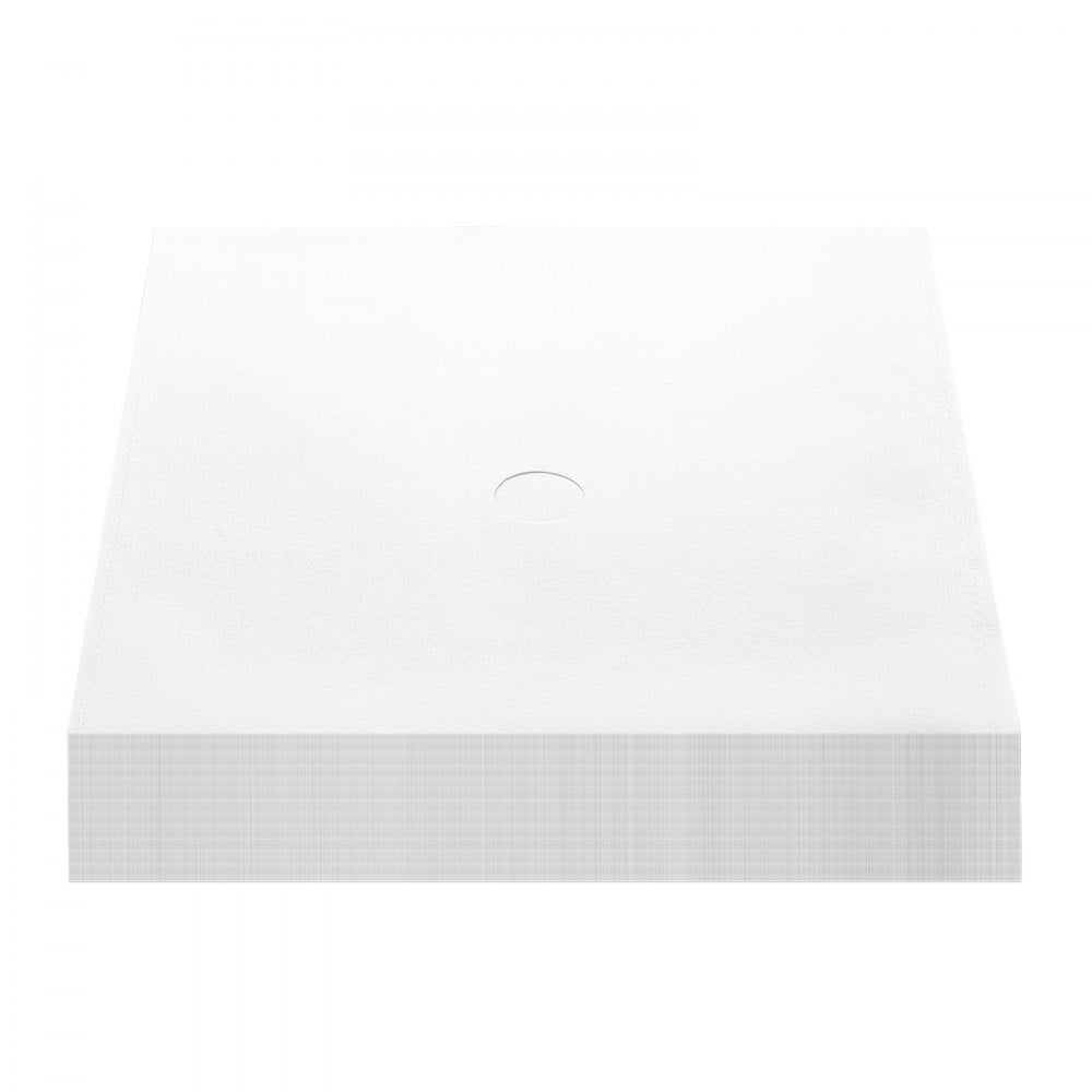 VEVOR 100 Pack Fryer Filter Paper, Replacement Deep Fryer Filter Sheets, for 38/55L Commercial Mobile Machine, Extend Oil Life for Improved Taste, for Restaurant, Kitchen, Burger Shop, 11.4x11.4 in