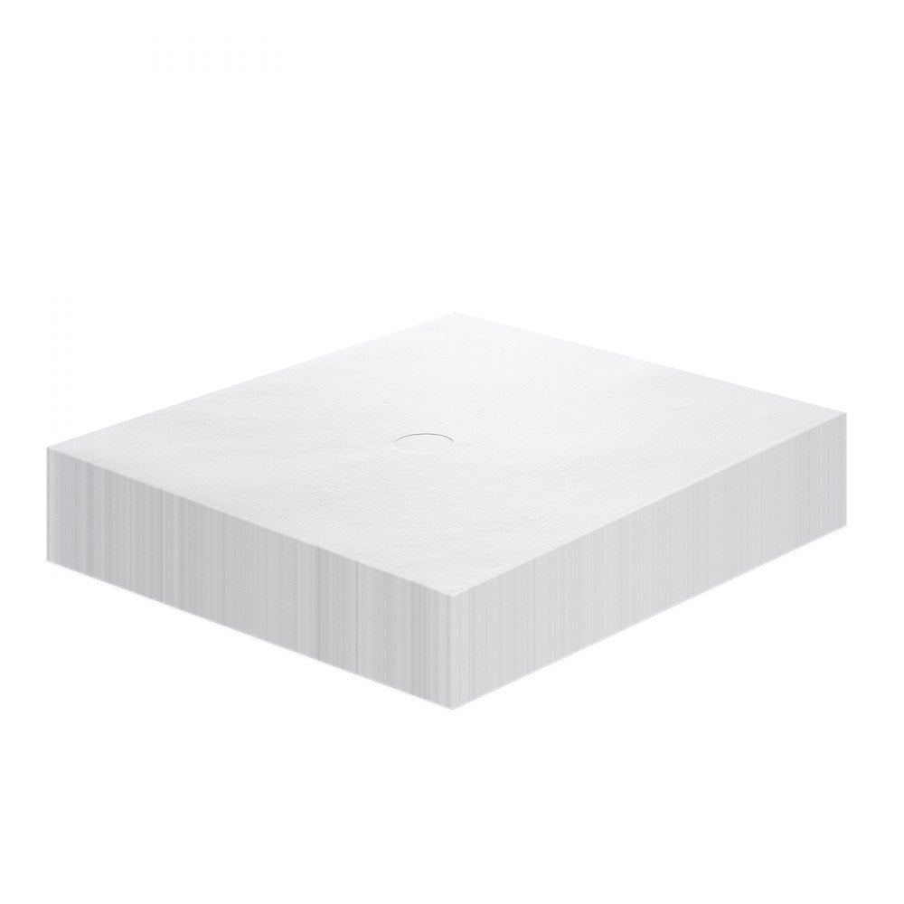 VEVOR 100 Pack Fryer Filter Paper, Replacement Deep Fryer Filter Sheets, for 38/55L Commercial Mobile Machine, Extend Oil Life for Improved Taste, for Restaurant, Kitchen, Burger Shop, 11.4x11.4 in