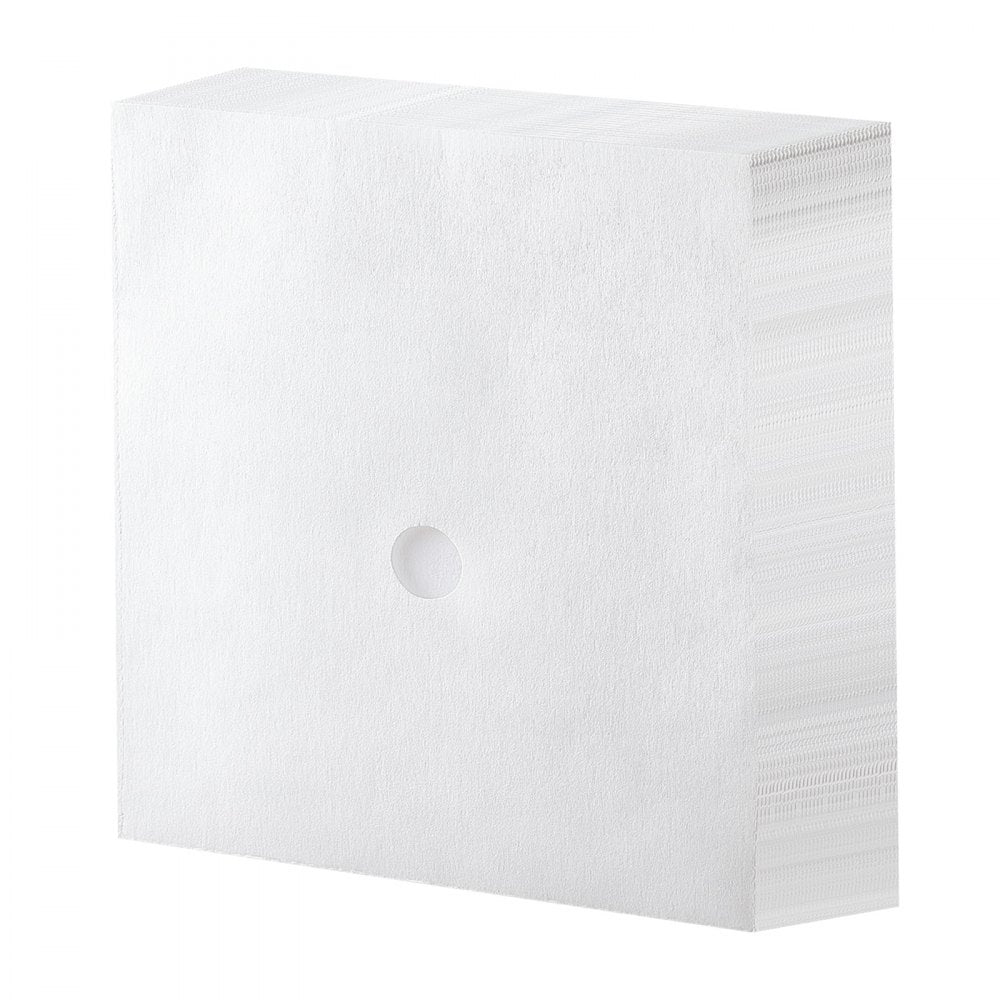 VEVOR 100 Pack Fryer Filter Paper, Replacement Deep Fryer Filter Sheets, for 38/55L Commercial Mobile Machine, Extend Oil Life for Improved Taste, for Restaurant, Kitchen, Burger Shop, 11.4x11.4 in