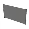 VEVOR Retractable Side Awning, 63''x 118'' Aluminum Outdoor Privacy Screen, 280g Polyester Water-proof Retractable Patio Screen, UV 30+ Room Divider Wind Screen for Patio, Backyard, Balcony, Gray