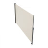 VEVOR Retractable Side Awning, 63''x 118'' Aluminum Outdoor Privacy Screen, 280g Polyester Water-proof Retractable Patio Screen, UV 30+ Room Divider Wind Screen for Patio, Backyard, Balcony, Beige
