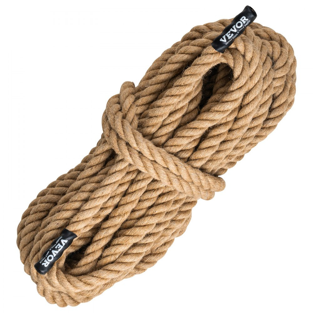 VEVOR Gym Climbing Rope, 1" Diameter 100 ft Length Gym Fitness Training Rope, Gym Exercise Workout Rope for Adults, Climbing Rope for Fitness and Strength Training, Climbing Exercise, Home Workout
