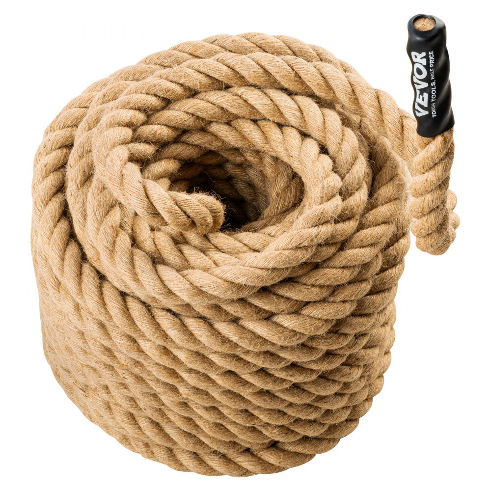 VEVOR Gym Climbing Rope, 1" Diameter 100 ft Length Gym Fitness Training Rope, Gym Exercise Workout Rope for Adults, Climbing Rope for Fitness and Strength Training, Climbing Exercise, Home Workout