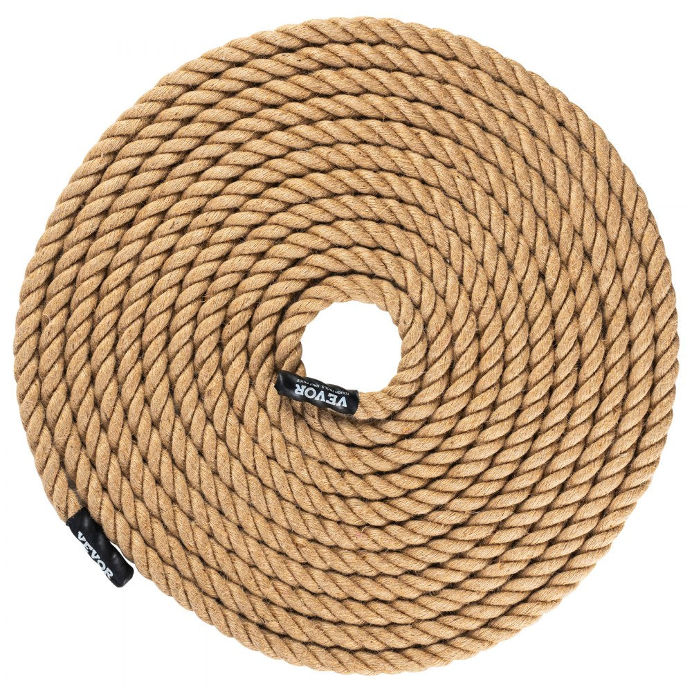 VEVOR Gym Climbing Rope, 1" Diameter 50 ft Length Gym Fitness Training Rope, Gym Exercise Workout Rope for Adults, Climbing Rope for Fitness and Strength Training, Climbing Exercise, Home Workout