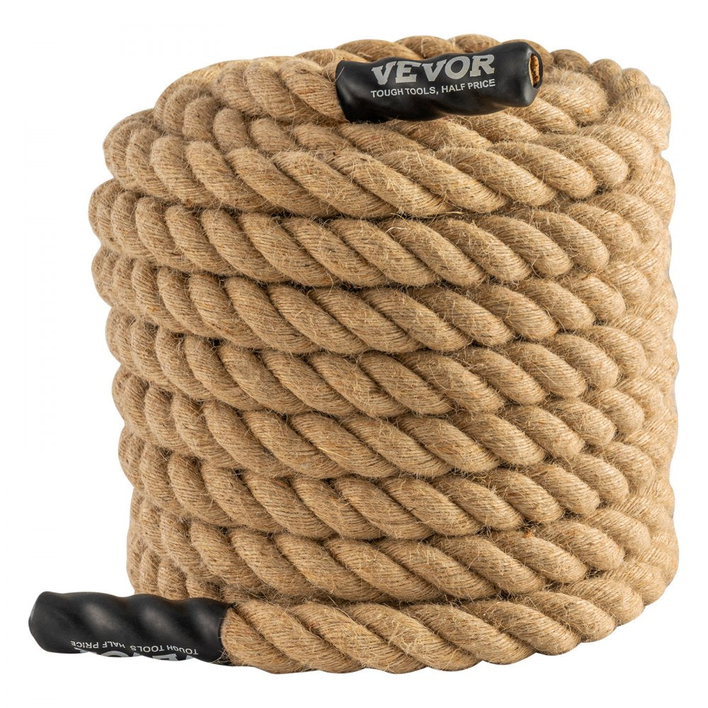 VEVOR Gym Climbing Rope, 1" Diameter 50 ft Length Gym Fitness Training Rope, Gym Exercise Workout Rope for Adults, Climbing Rope for Fitness and Strength Training, Climbing Exercise, Home Workout