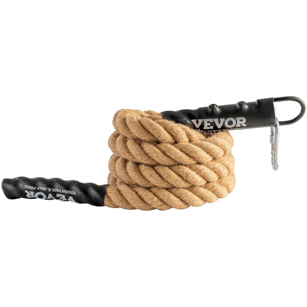 VEVOR Gym Climbing Rope, 1.5" Diameter 10 ft Length Gym Fitness Training Rope, Gym Exercise Workout Rope for Adults, Climbing Rope for Fitness and Strength Training, Climbing Exercise, Home Workout