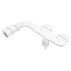 VEVOR Bidet Attachment for Toilet, Self-Cleaning Bidet Toilet Seat Attachment - Dual Retractable Nozzles, Adjustable Water Pressure, Easily Installed Cold Water Sprayer for Rear Feminine Wash, White
