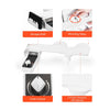 VEVOR Bidet Attachment for Toilet, 0.3" Ultra Thin Bidet Toilet Seat Attachment - Dual Retractable Nozzles, Adjustable Water Pressure, Non-Electric Cold Water Sprayer for Front Rear Water Wash, White