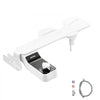 VEVOR Bidet Attachment for Toilet, 0.3" Ultra Thin Bidet Toilet Seat Attachment - Dual Retractable Nozzles, Adjustable Water Pressure, Non-Electric Cold Water Sprayer for Front Rear Water Wash, White