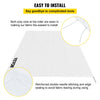 VEVOR RV Awning Fabric Replacement, 14 ft, 15oz Vinyl Waterproof Sun Shade, Outdoor Canopy RV Replacement Fabric for Camper, Trailer, and Motor Home Awnings, Fabric Size 13 ft 2 inWhite