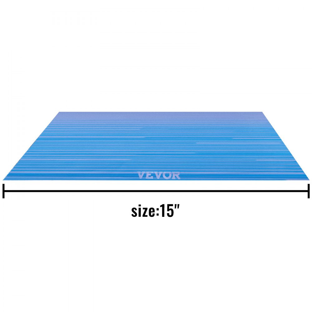 VEVOR RV Awning 15\' Camper Awning Fabric, Trailer Awning Canopy Patio Camping Car Awning, Durable 15oz Vinyl Roller Tube for RV, Van, SUV, Patio Awning Replacement Ocean Blue Fade