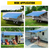 VEVOR RV Awning 16\' Camper Awning Fabric, Trailer Awning Canopy Patio Camping Car Awning, Durable 15oz Vinyl Roller Tube for RV, Van, SUV, Patio Awning Replacement Ocean Blue Fade