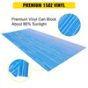 VEVOR RV Awning 20\' Camper Awning Fabric, Trailer Awning Canopy Patio Camping Car Awning, Vinyl Roller Tube for RV, Van, SUV, Awning Replacement Ocean Blue Fade
