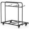 VEVOR Folding Chair Rack, 400 LBS Capacity, Heavy-duty Chair Cart for 5 Tables+14 Chairs, Chair Storage Dolly Chair Holder w/ Swivel Casters and Locking Wheels,for Party Event,Hotel, Matte Black