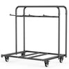 VEVOR Folding Chair Rack, 400 LBS Capacity, Heavy-duty Chair Cart for 5 Tables+14 Chairs, Chair Storage Dolly Chair Holder w/ Swivel Casters and Locking Wheels,for Party Event,Hotel, Matte Black