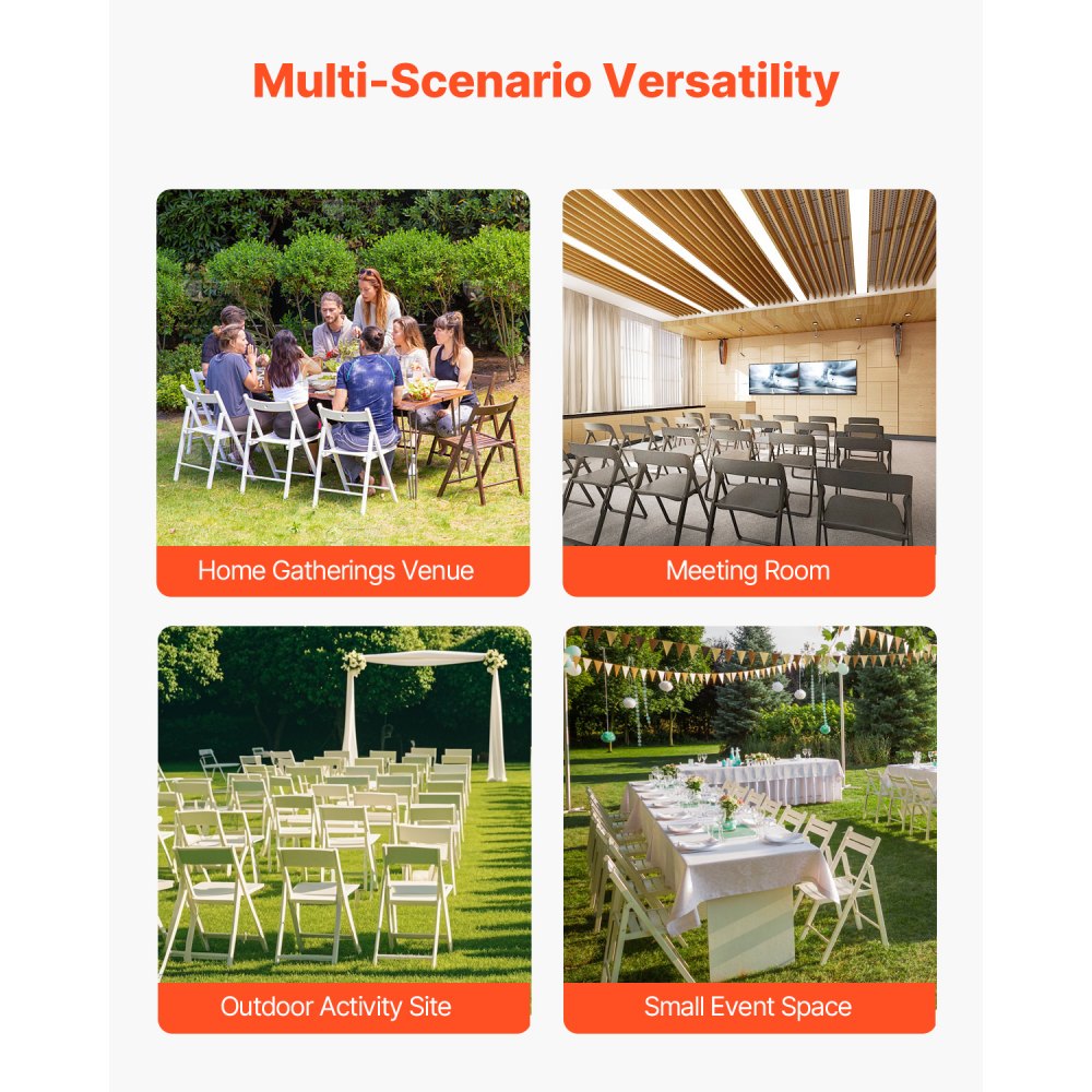 VEVOR Folding Chair Rack, 500 LBS Capacity, Heavy-duty Chair Cart for 60 Chairs, Metal Chair Storage Dolly Chair Holder with Swivel Casters and Locking Wheels, for Party Event,Hotel,Matte Black