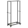 VEVOR Folding Chair Rack, 500 LBS Capacity, Heavy-duty Chair Cart for 60 Chairs, Metal Chair Storage Dolly Chair Holder with Swivel Casters and Locking Wheels, for Party Event,Hotel,Matte Black