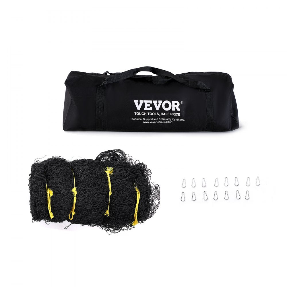VEVOR Baseball Batting Netting, Professional Softball Baseball Batting Hitting Training Net, Practice Portable Pitching Cage Net with Door & Carry Bag, Heavy Duty Enclosed PE Netting, 35FT (NET ONLY)