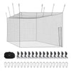 VEVOR Baseball Batting Cage, 40 x 11 x 8.5 FT Freestanding Hitting Net, for Indoor & Outdoor Practice, 30-Ply Knotted HDPE Netting with Carabiner Hooks, Baseball Practice Net for Backyard, Net Only
