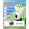 VEVOR Tennis Ball Machine,4H Runtimeand150 Ball Capacity Auto Ball Launcher, for Beginners and Pro Practice Training, with App Remote Control, Spin Control, 3 Training Modes, and Speeds up to 80MPH