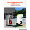 VEVOR Tennis Ball Machine,4H Runtimeand150 Ball Capacity Auto Ball Launcher, for Beginners and Pro Practice Training, with App Remote Control, Spin Control, 3 Training Modes, and Speeds up to 80MPH