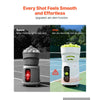 VEVOR Tennis Ball Machine,4H Runtimeand110 Ball Capacity Auto Ball Launcher, for Beginners and Pro Practice Training, with App Remote Control, Spin Control, 21 Training Modes, and Speeds up to 75MPH