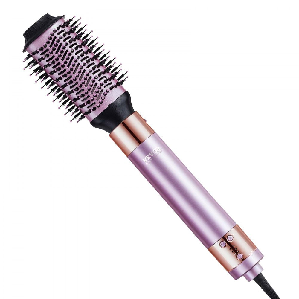 VEVOR Hair Styler and Dryer Brush, 6-in-1 Multi Air Styler, 110,000RPM High-Speed Ionic Blow Dryer Brush with Brushless Motor, 2 Auto-Wrap Curlers, 3 Brush & 2 Nozzles, Styling Tool for All Hair Type