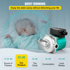 VEVOR Hot Water Recirculating Pump, 93W, 110V Water Circulator Pump, Circulation Pump, 3/4″ G Thread to 1/2″ NPT Brass Adapter, Stainless Steel Head, 3 Speed Control for Electric Water Heater System